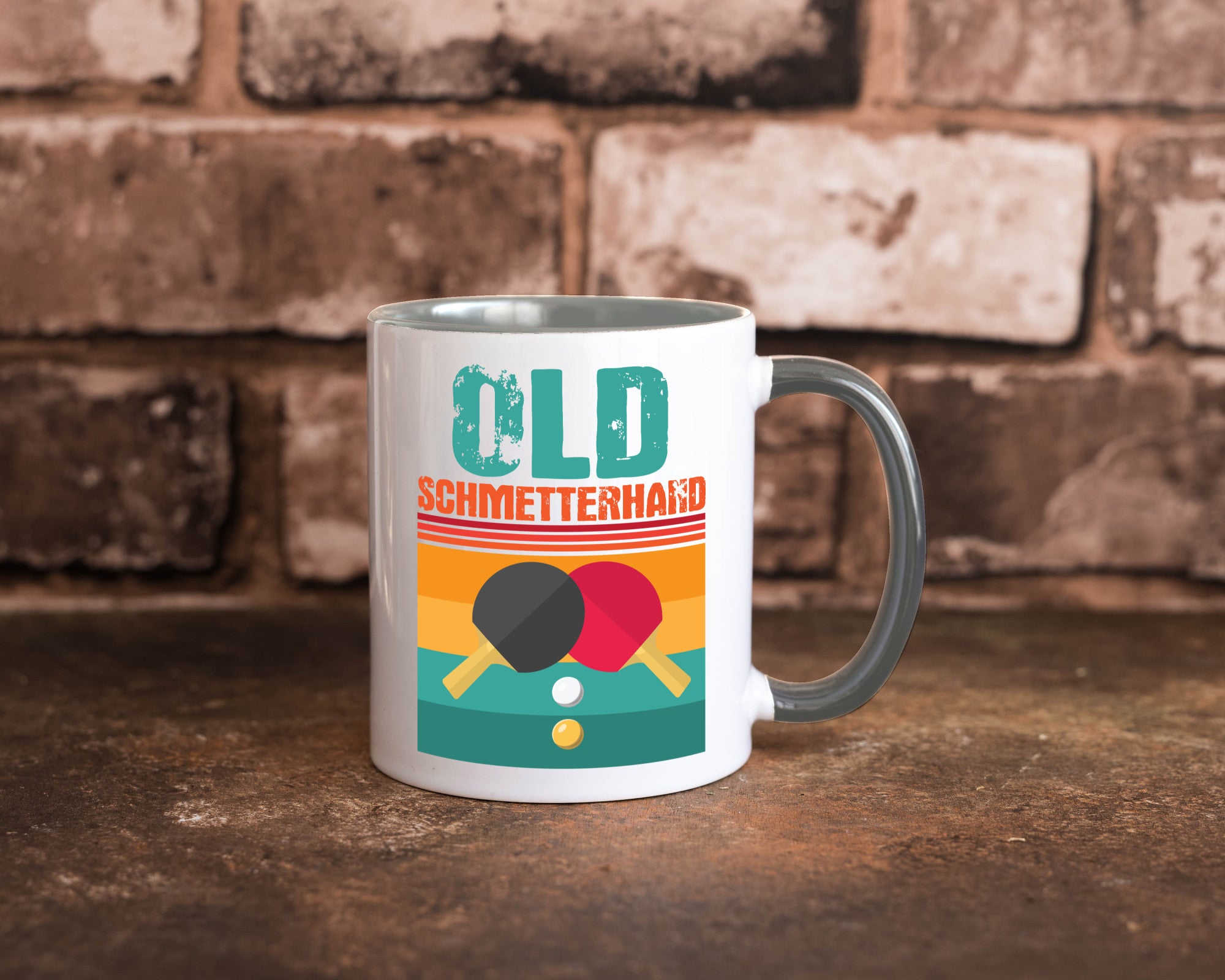 Tischtennis Tasse Humor Geschenkidee