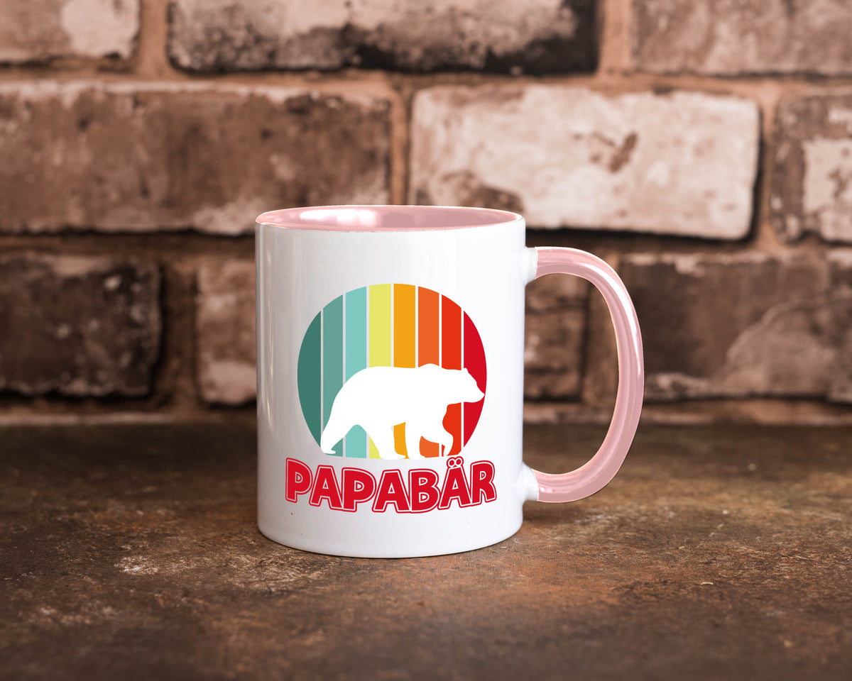 Papabär | Papa Tasse Vater Vatertag Bär lustiger Spruch Geschenk Familie