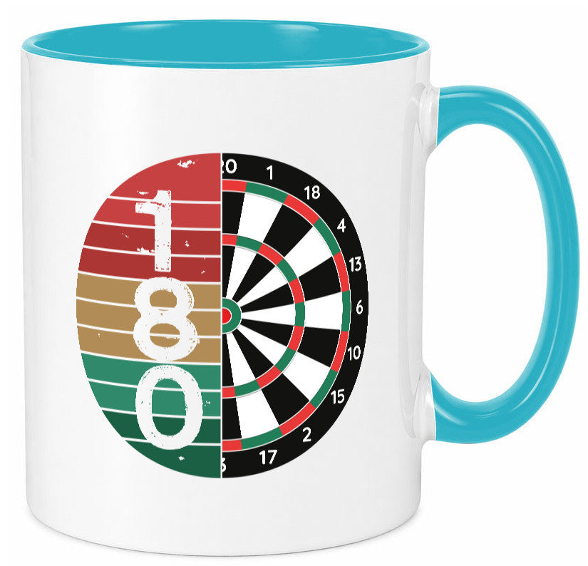 Dartsboard | Retro Dartspieler Kollege Freunde Geschenkidee Arbeit Kollegen