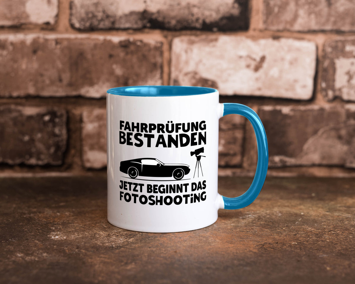 Fahrprüfung bestanden | Autofahren Führerschein Geschenk Humor Geschenkidee Tasse