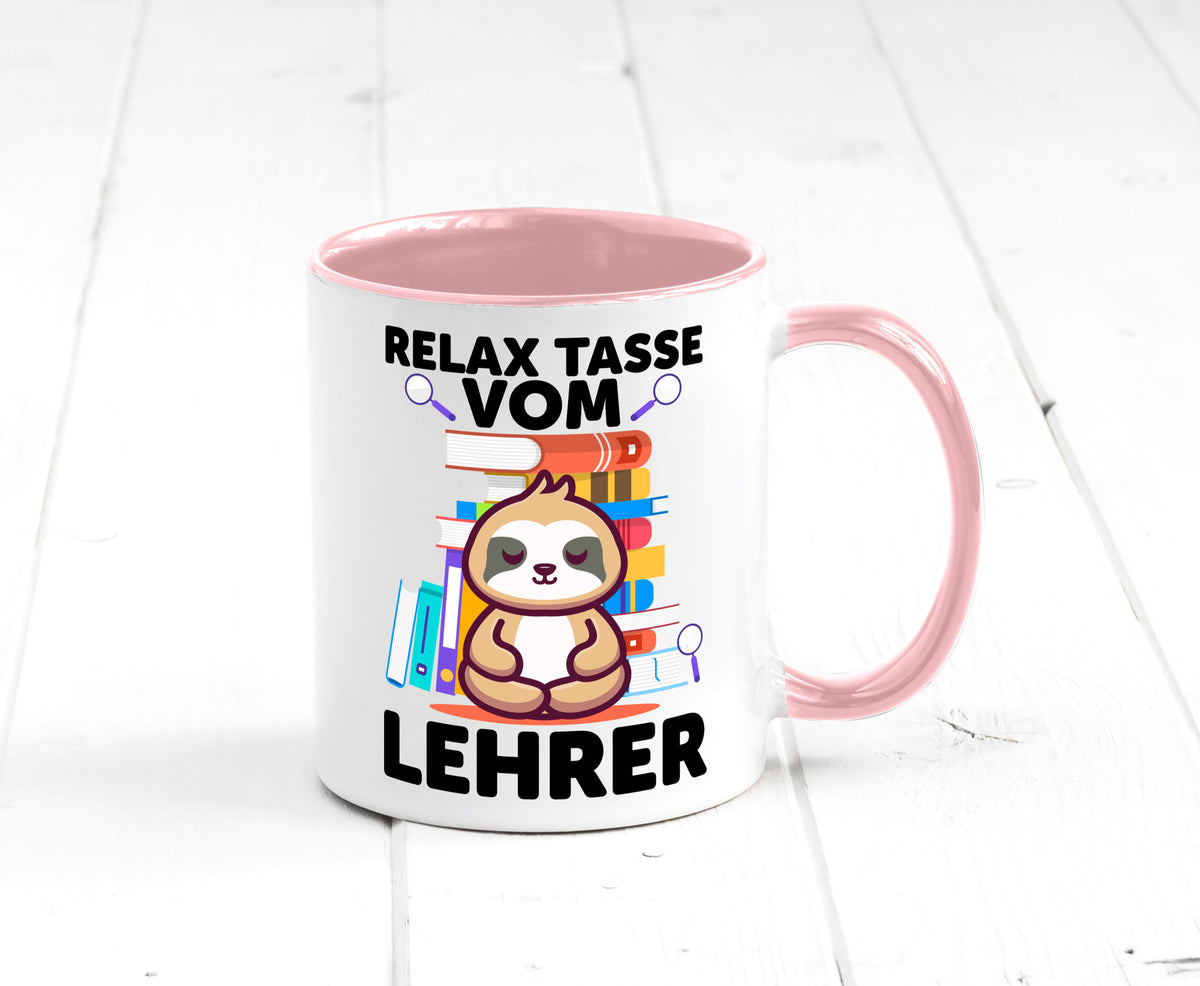 Relax Tasse: Lehrer | Schule Beruf Schüler lustiger Spruch Geschenk Arbeit