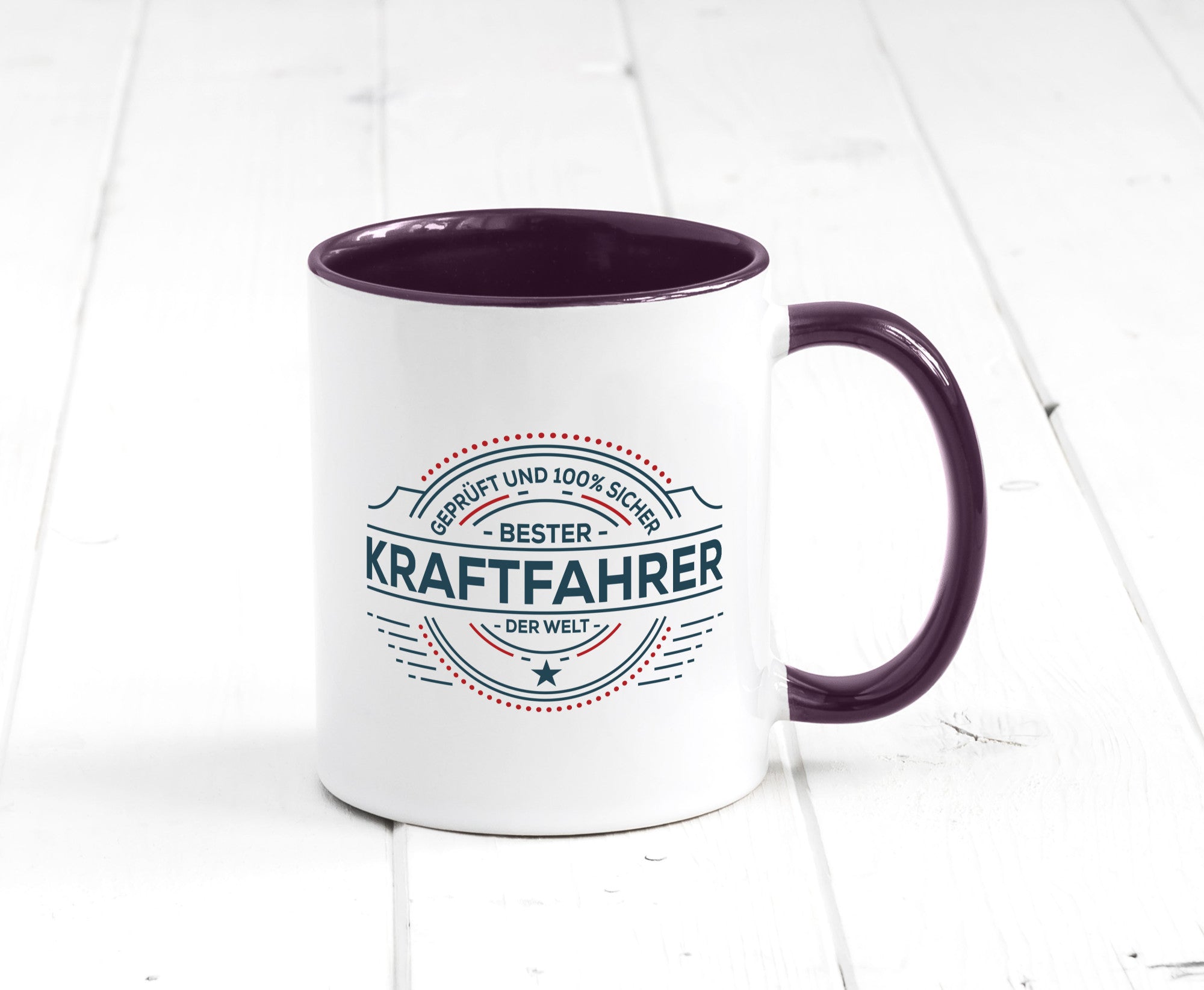 Geprüft und sicher: Kraftfahrer | Lastwagen LKW Fahrer Geschenk Humor