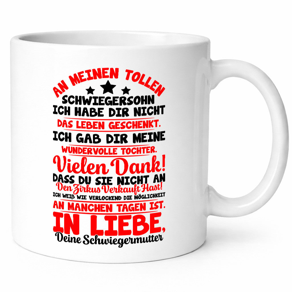 An meinen tollen Schwiegersohn vl4 Geschenk Familie Geschenkidee lustiger