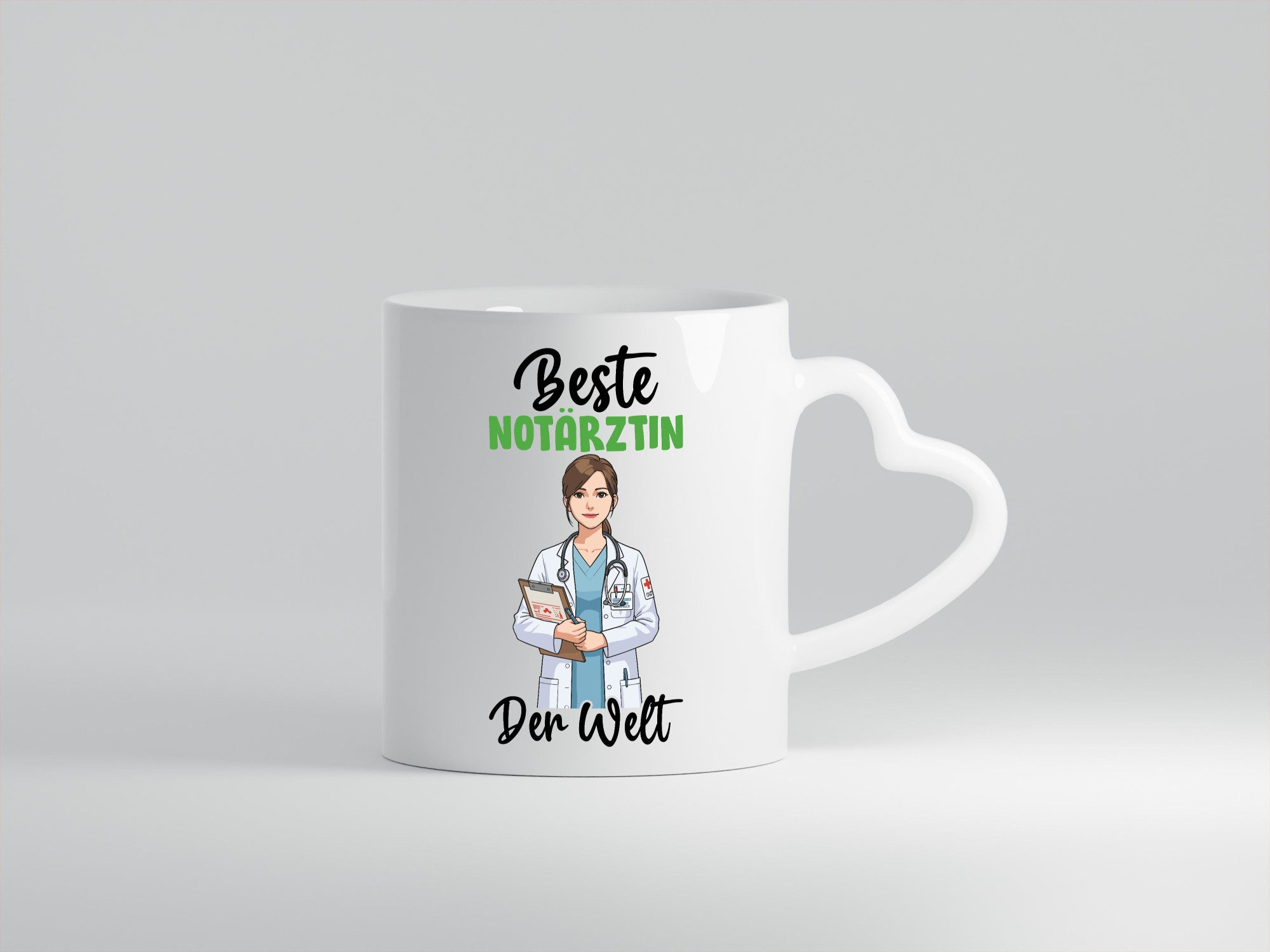 Beste Notärztin | Ärztin v2 lustiger Spruch Geschenk Humor Geschenkidee Tasse