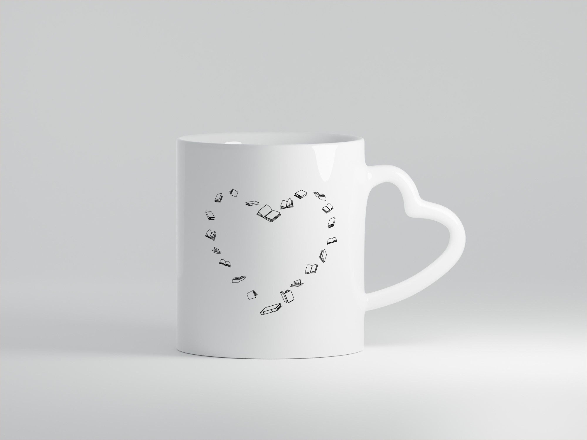 Bücher Motiv | Bücherwurm Tasse Bücherei lesen Geschenk Humor Geschenkidee
