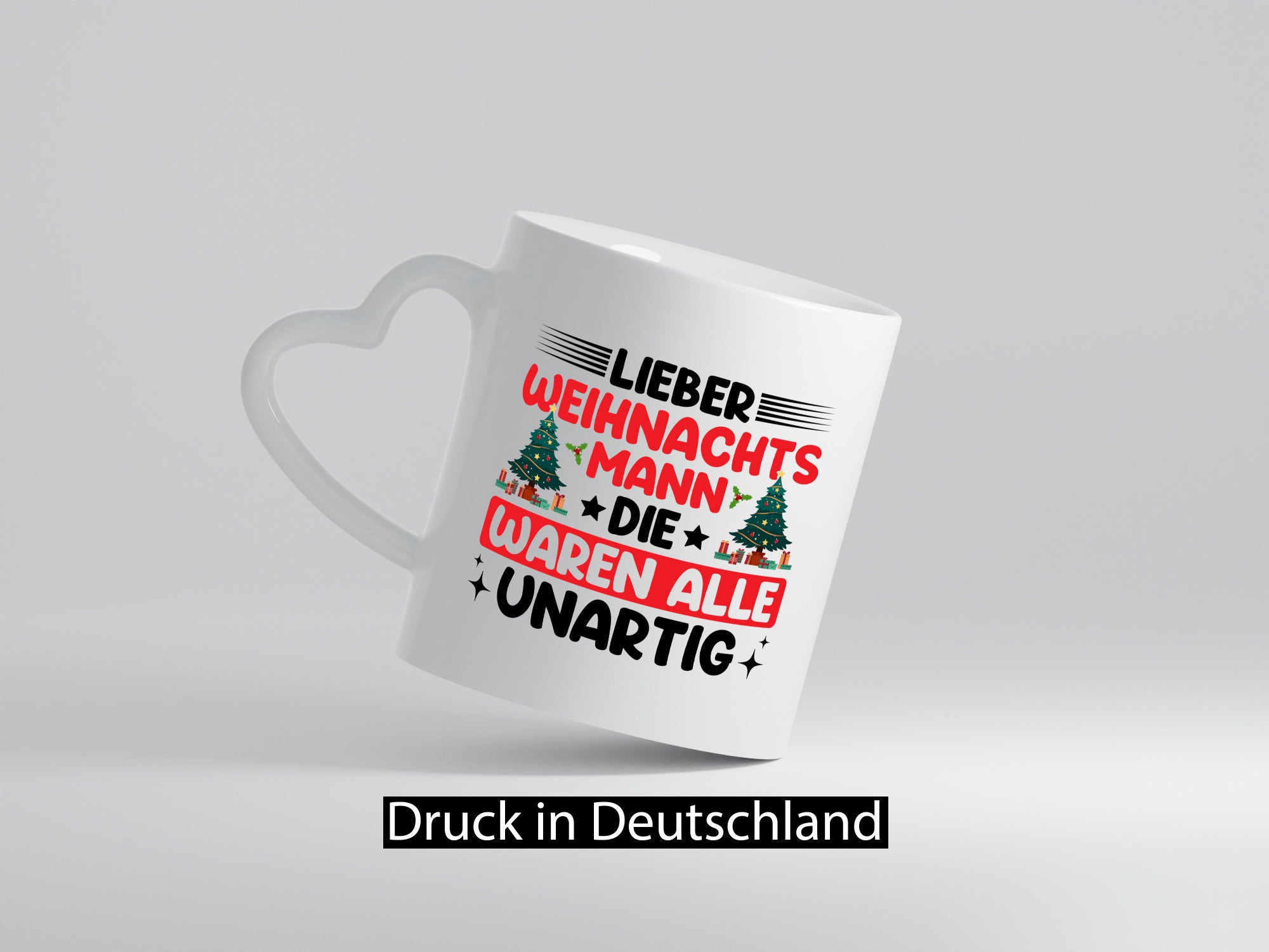 Weihnachtsmann die waren alle unartig | Weihnachten Geschenkidee Humor Tasse