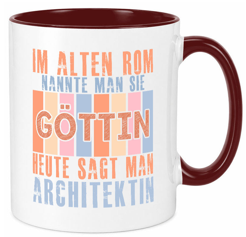 Heute sagt man: Architektin | Architektur Büro lustiger Spruch Geschenk Arbeit Tasse