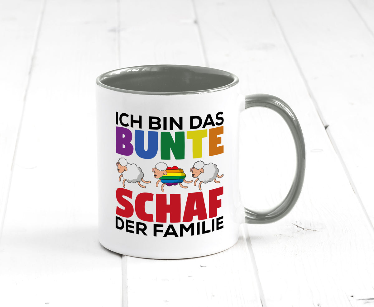 LGBTQ+ Tasse | Buntes Schaf Regenbogen Humor Geschenkidee