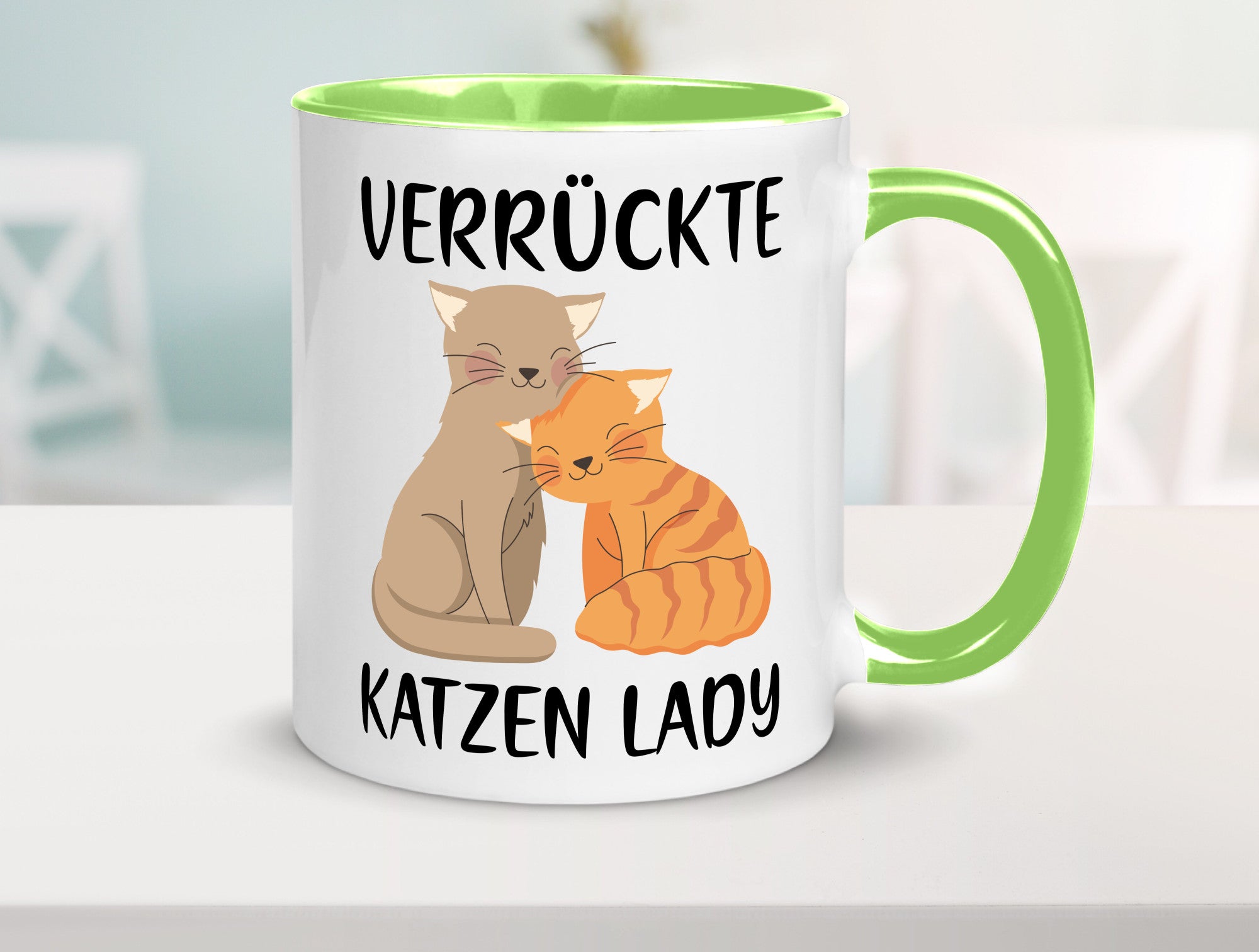 Verrückte Katzen Lady | Ich liebe Katzenliebhaber Geschenk Tierliebhaber Humor