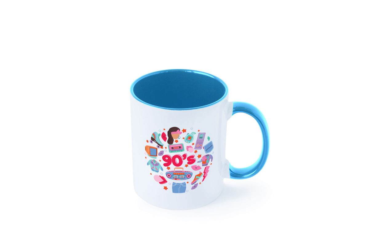 90er Jahre | Alte Zeit Nostalgie Humor Geschenkidee Tasse