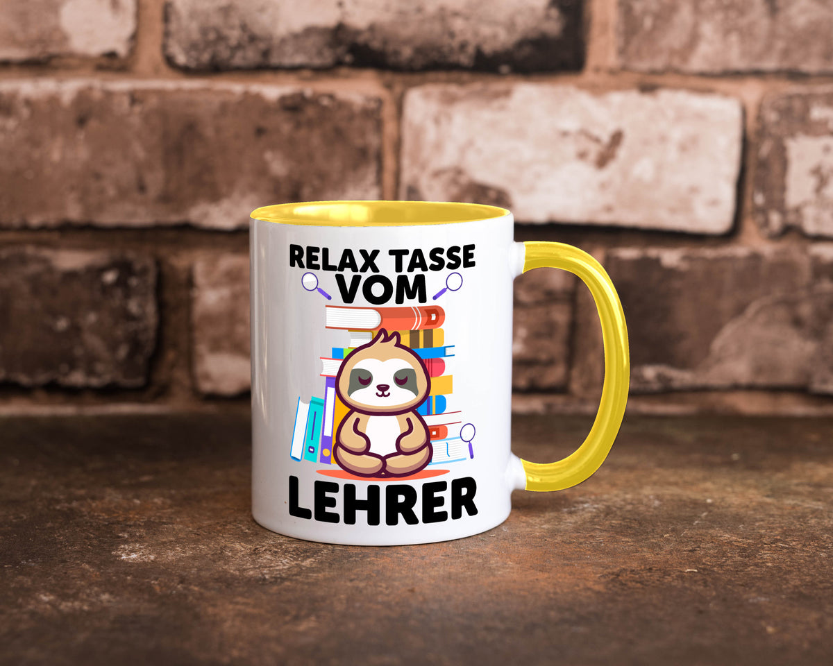 Relax Tasse: Lehrer | Schule Beruf Schüler lustiger Spruch Geschenk Arbeit