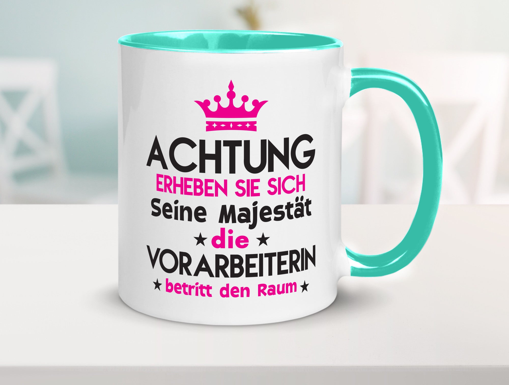 Seine Majestät Vorarbeiterin | Kollegin Teamleiter lustig Arbeit Kollegen Büro
