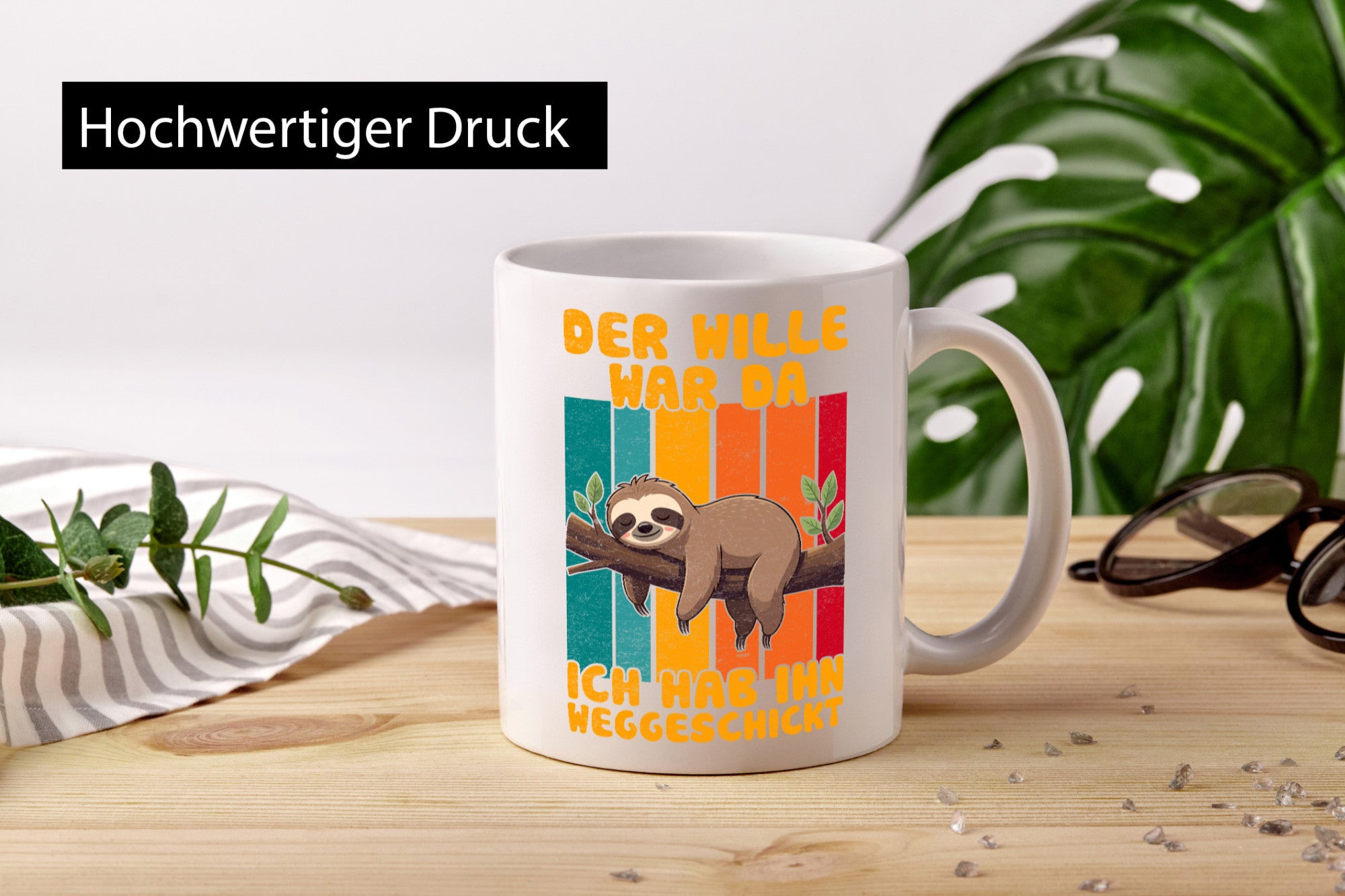 Hab den willen weggeschickt | Faultier Arbeitskollegen Humor Arbeit Kollegen
