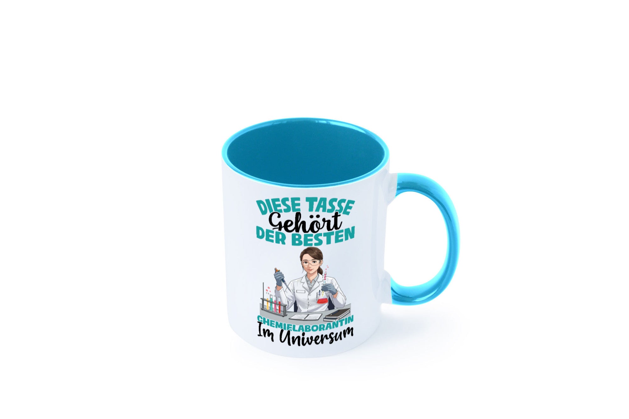 Im Universum: Chemielaborantin | Laborantin Chemie lustiger Spruch Geschenk