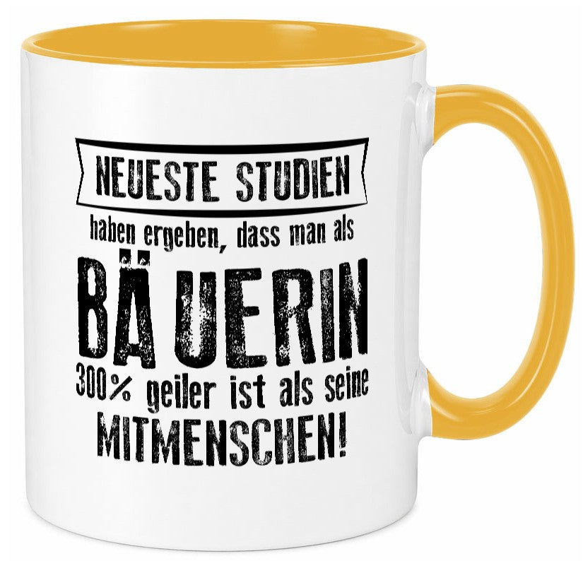 Neuste Studien: Bäuerin | Bauernhof Landwirtschaft Humor Geschenkidee Tasse