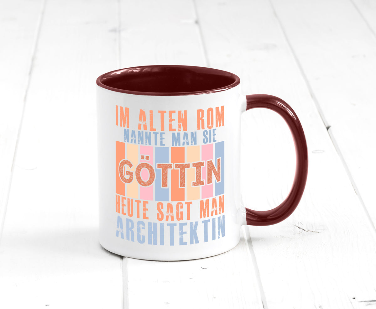 Heute sagt man: Architektin | Architektur Büro lustiger Spruch Geschenk Arbeit Tasse