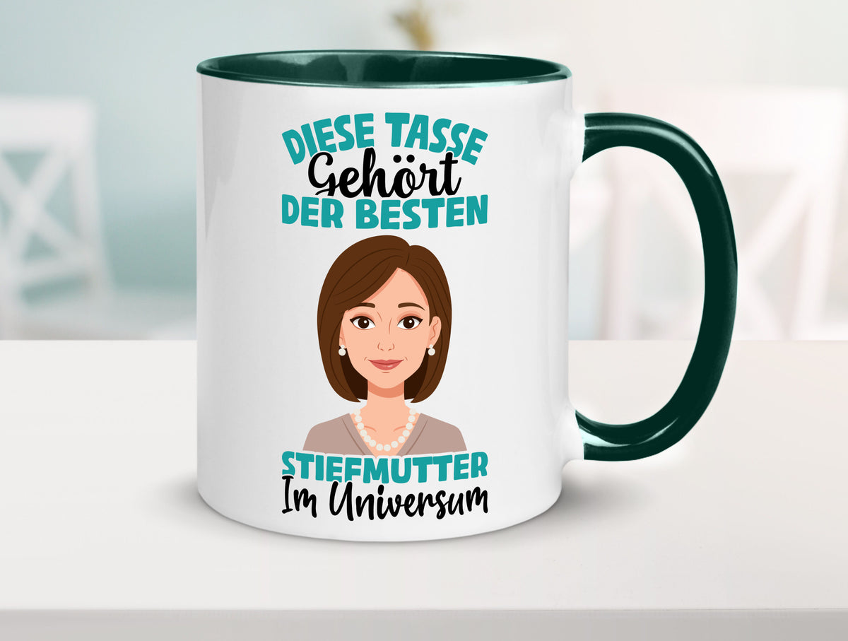 Im Universum: Stiefmutter | Stieftochter Beste Geschenk Familie Geschenkidee Tasse