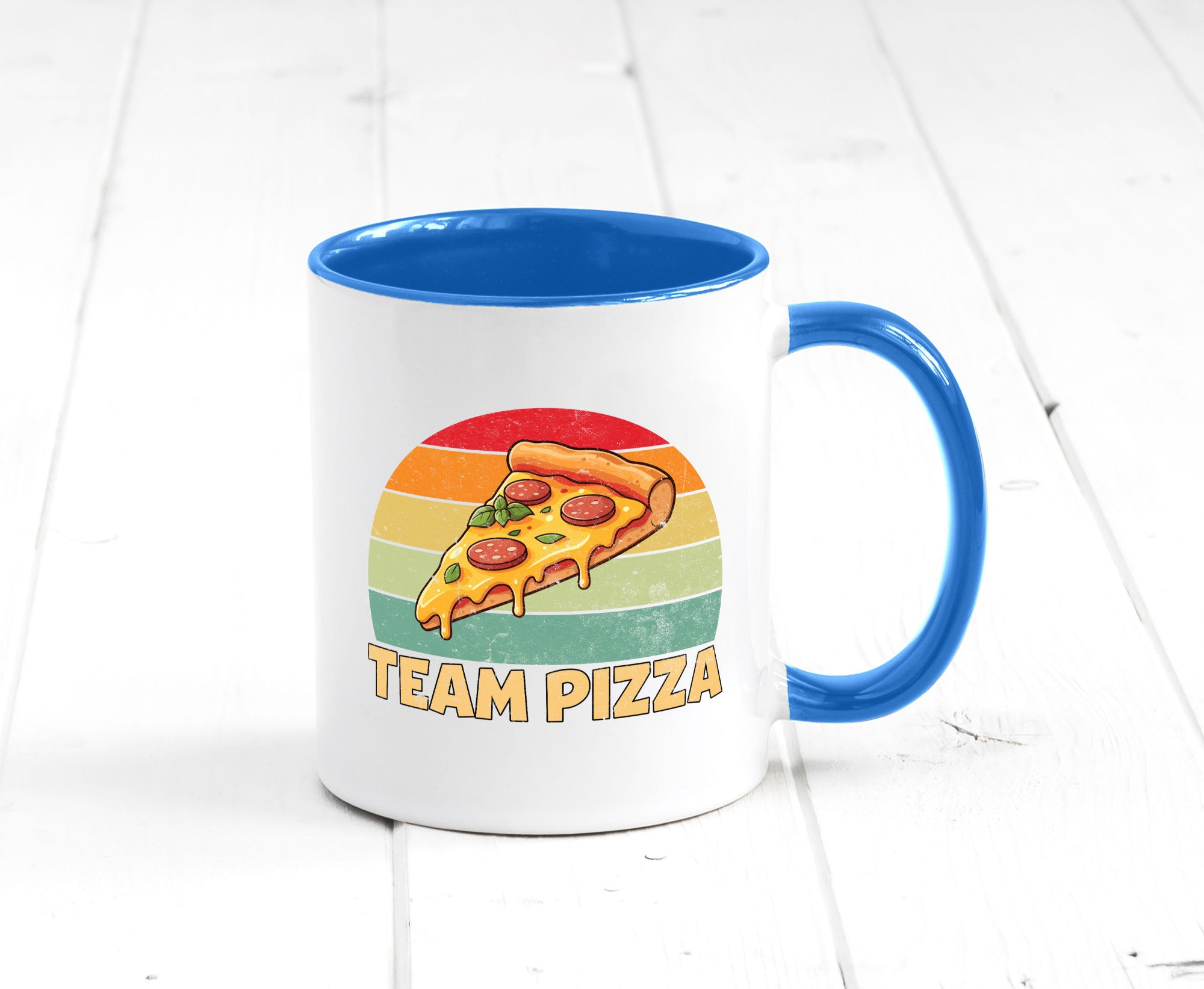 Team Pizza | Pizzaliebhaber Lover v2 Geschenkidee Humor Tasse