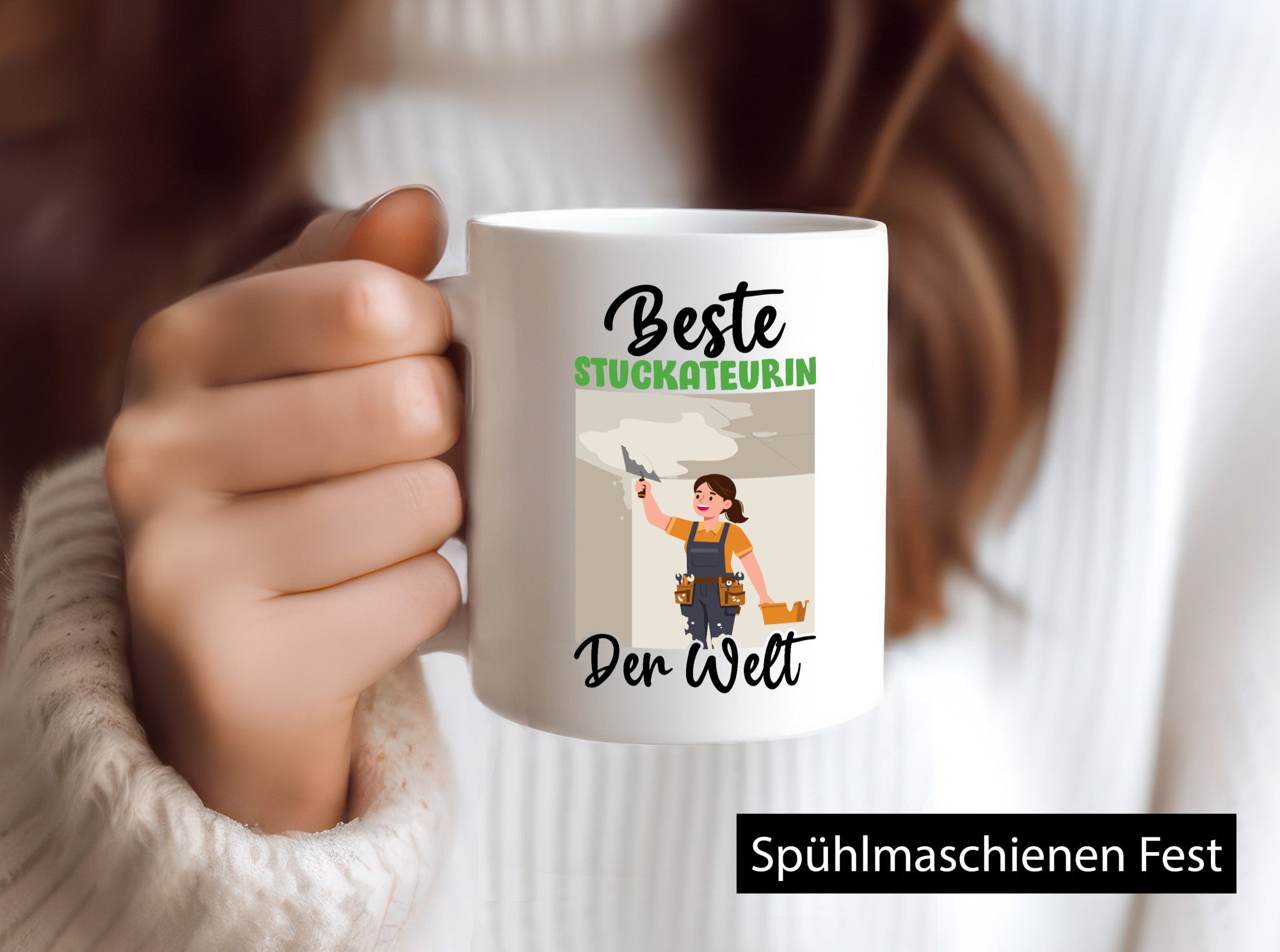 Bester Stuckateurin | Innenausbau lustiger Spruch Geschenk Humor Geschenkidee