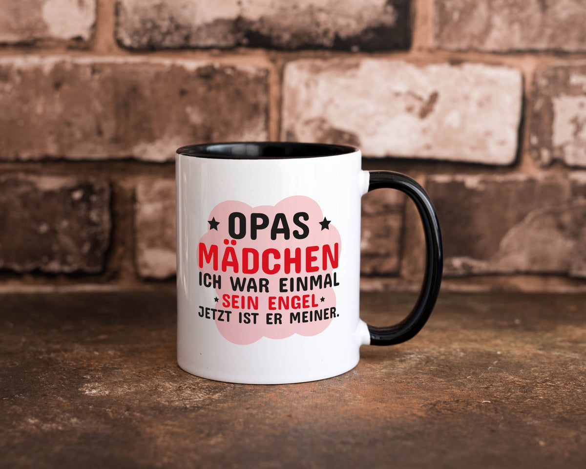 Opas Mädchen | Trauer Tasse Abschied Enkelin lustig Familie Geschenkidee