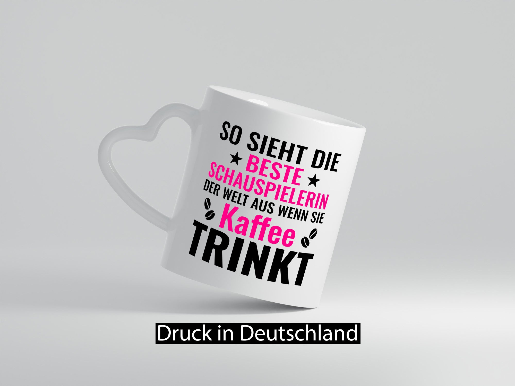 Kaffee trinkt: Schauspielerin | Theater Geschenk Humor Geschenkidee lustiger
