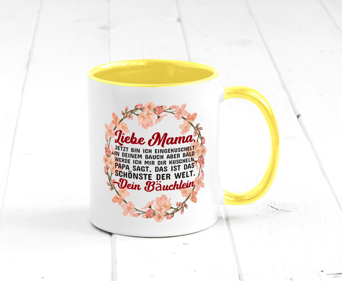 Liebe Mama | Schwangerschaft Tasse Baby süß Humor Familie Geschenkidee