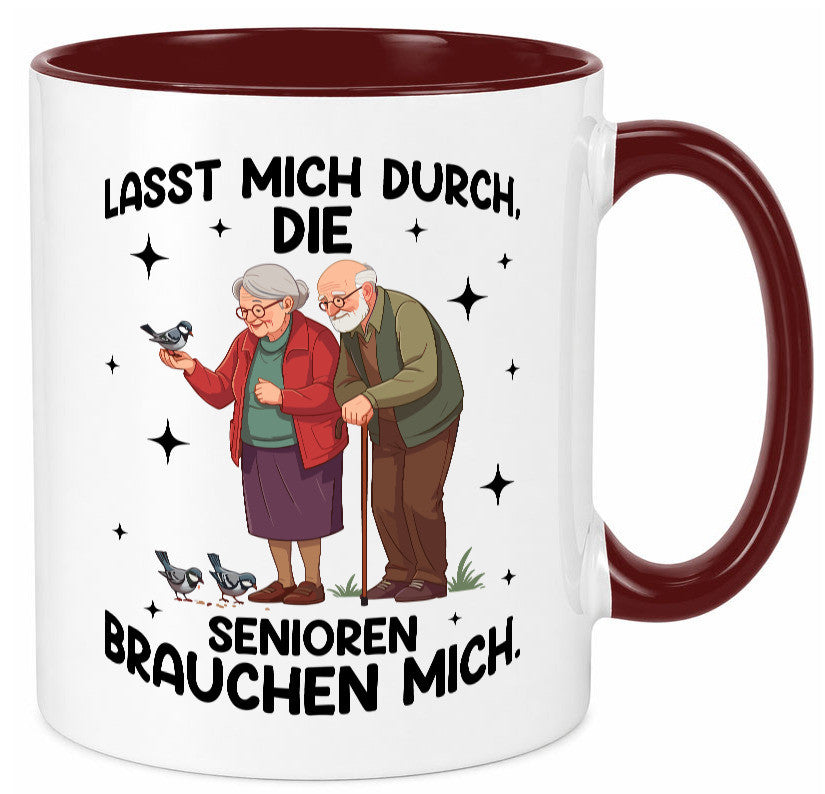 Senioren brauchen mich | Altenpflege Pflegekraft lustiger Spruch Geschenk Humor
