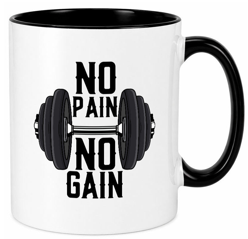 No Pain Gain | Training Motivation Fitness Pumpen lustig Humor Geschenkidee