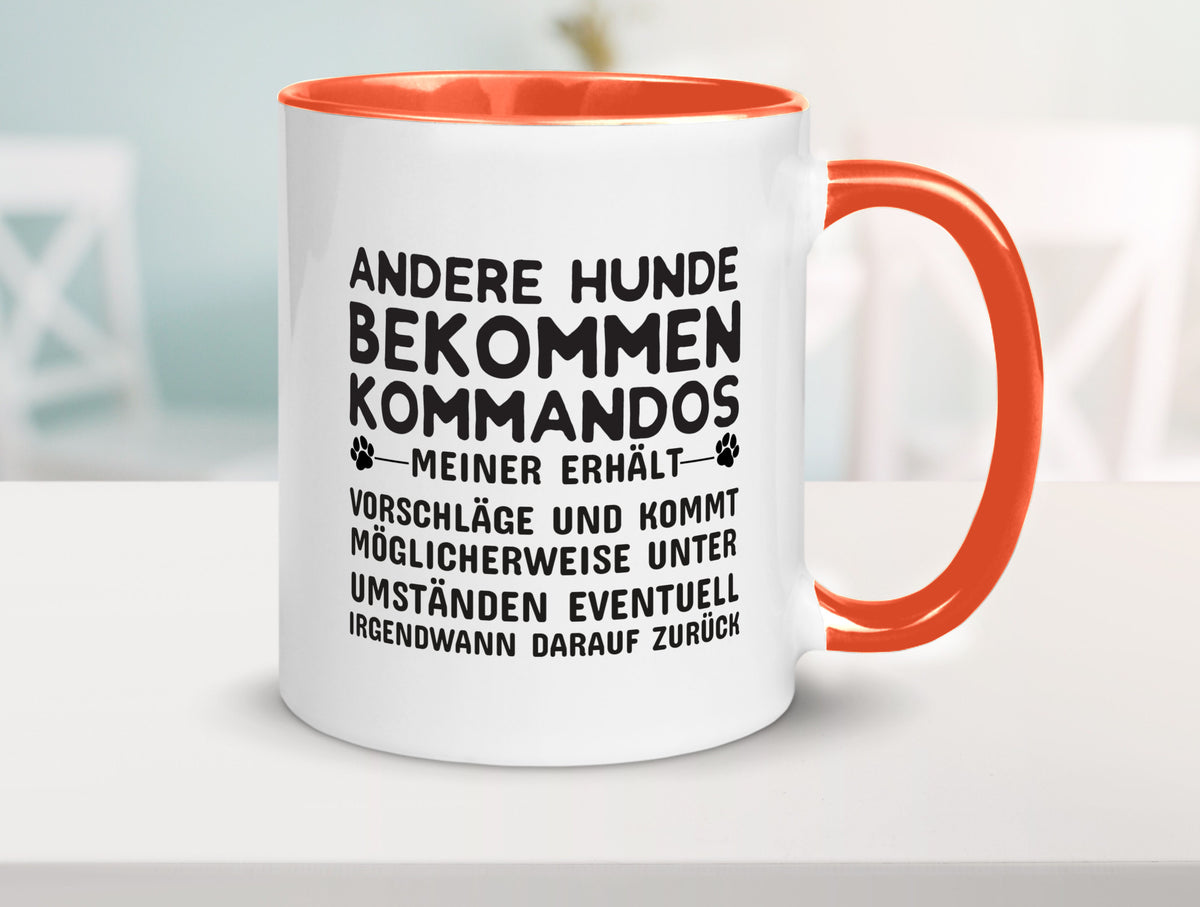 Hunde Training | Hundebesitzer Tasse Hundekommando lustig Tierliebhaber Humor