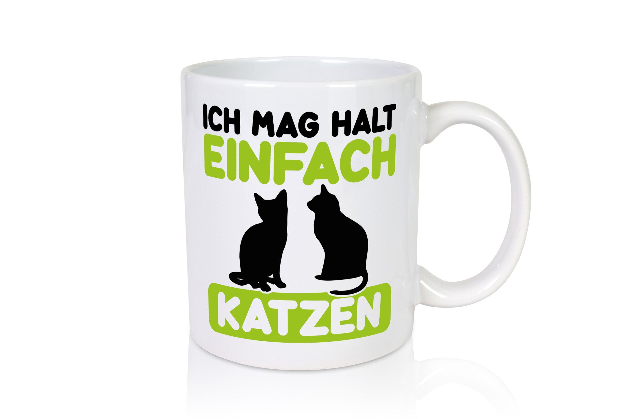 Ich mag Katzen | Tierfreund Katzenliebhaber süßer Comic Geschenk Tierliebhaber