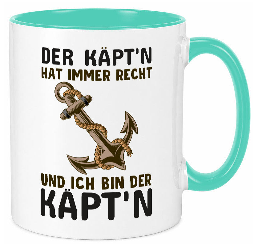 Der Kapitän | Käpt?n Tasse Schifffahrer Boot lustig Humor Geschenkidee Geschenk