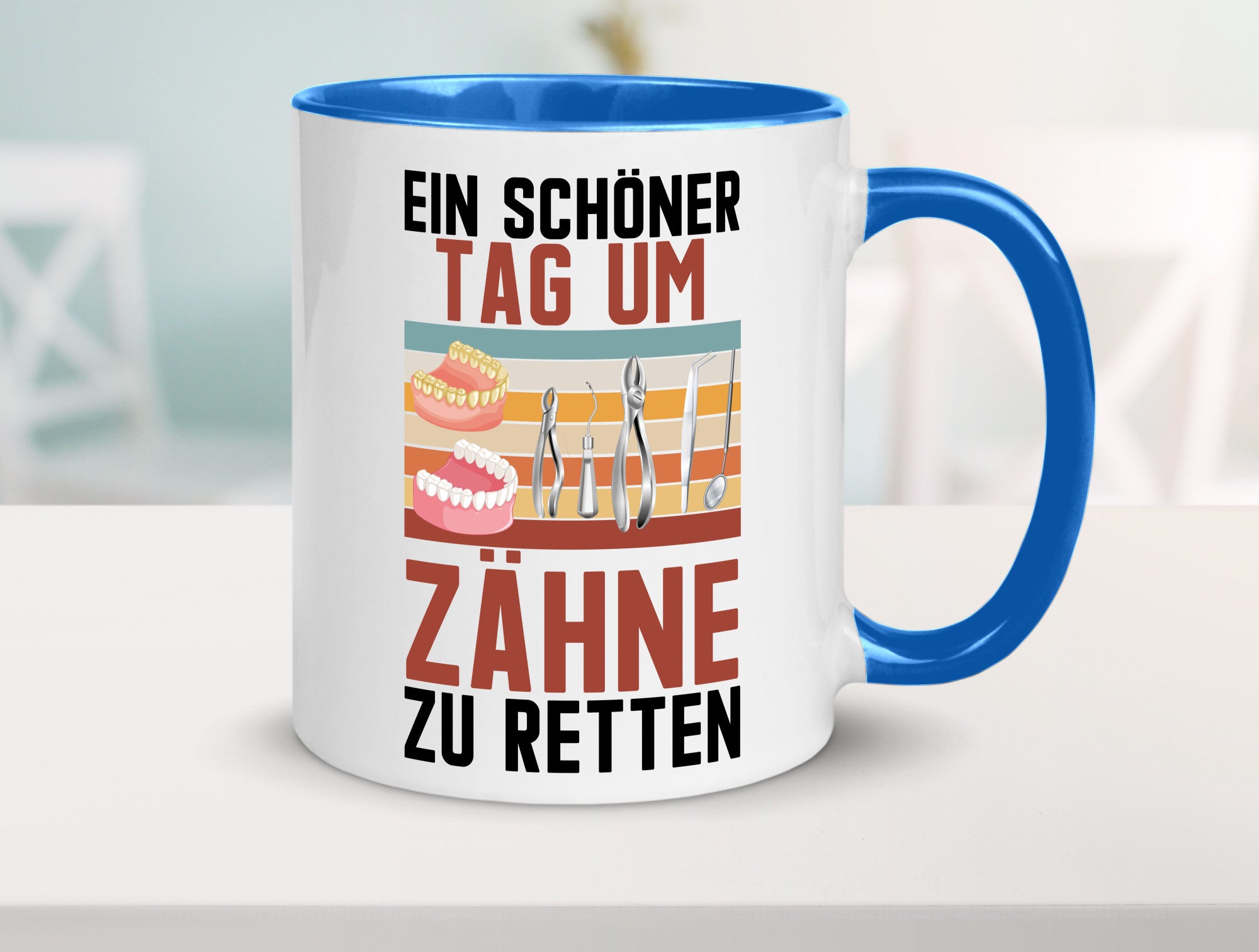 Ein schöner Tag um zähne zu retten | Zahnarzt Geschenk Humor Geschenkidee