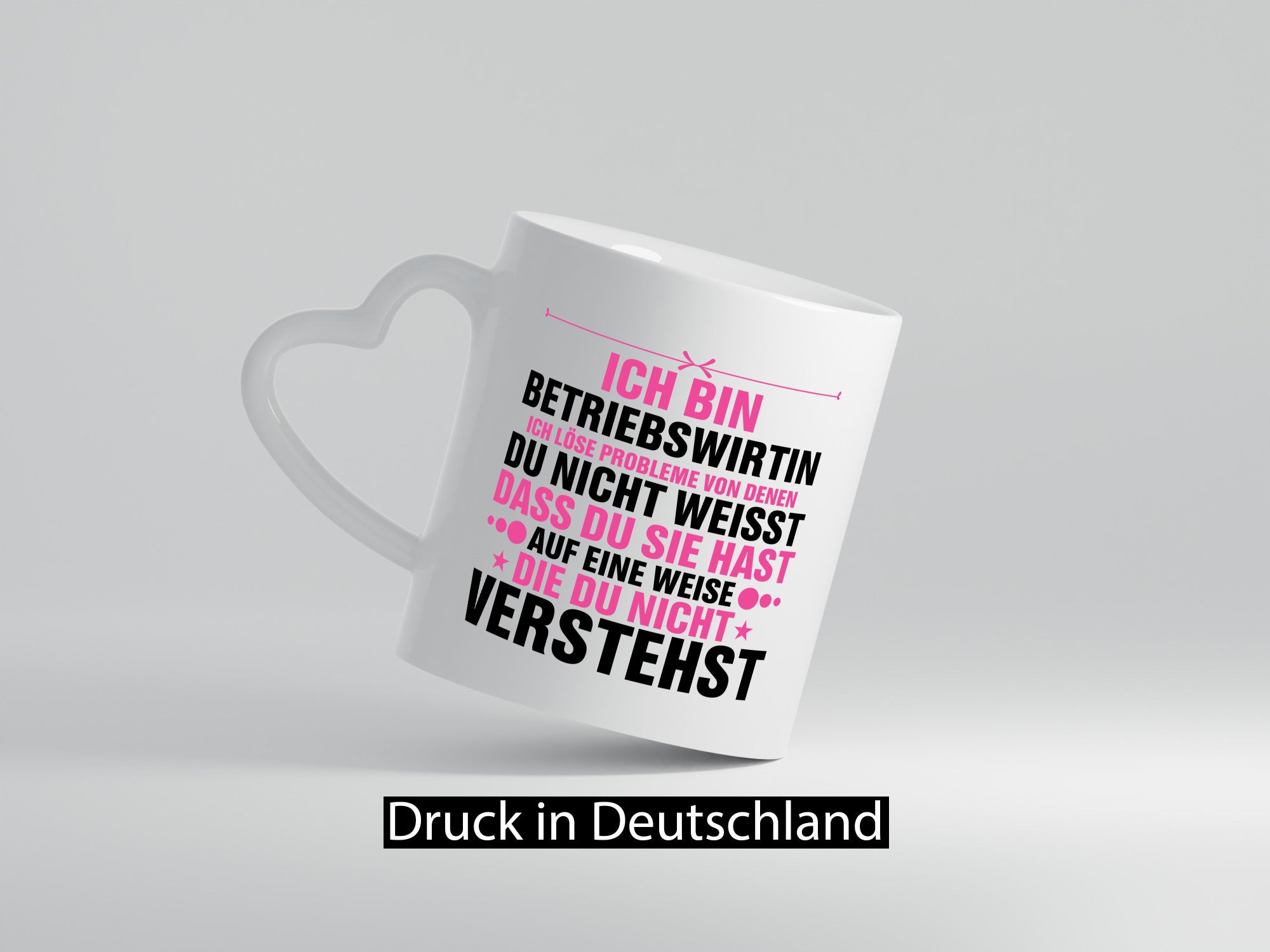 Löse Probleme: Betriebswirtin | Betriebswirtschaft Geschenkidee Humor Tasse