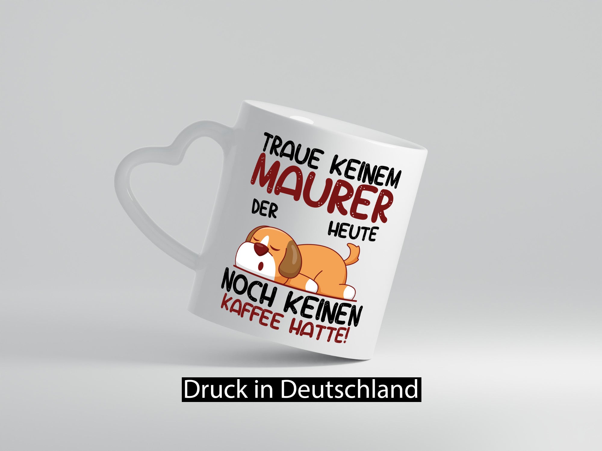 Traue keinem Maurer | Bau Handwerker Geschenkidee Humor Tasse