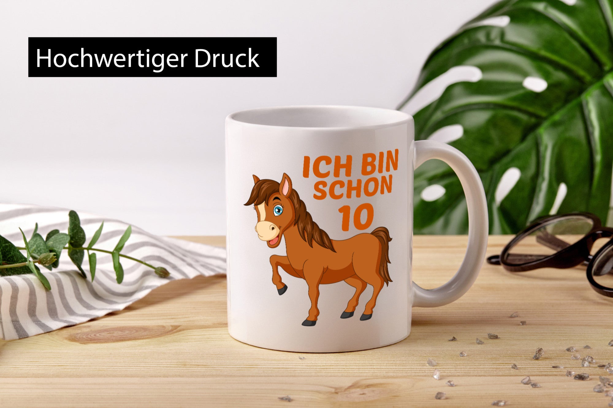 10. Geburtstag | Ich bin schon 10 Pferde Pony lustig Geschenkidee Geschenk Tasse