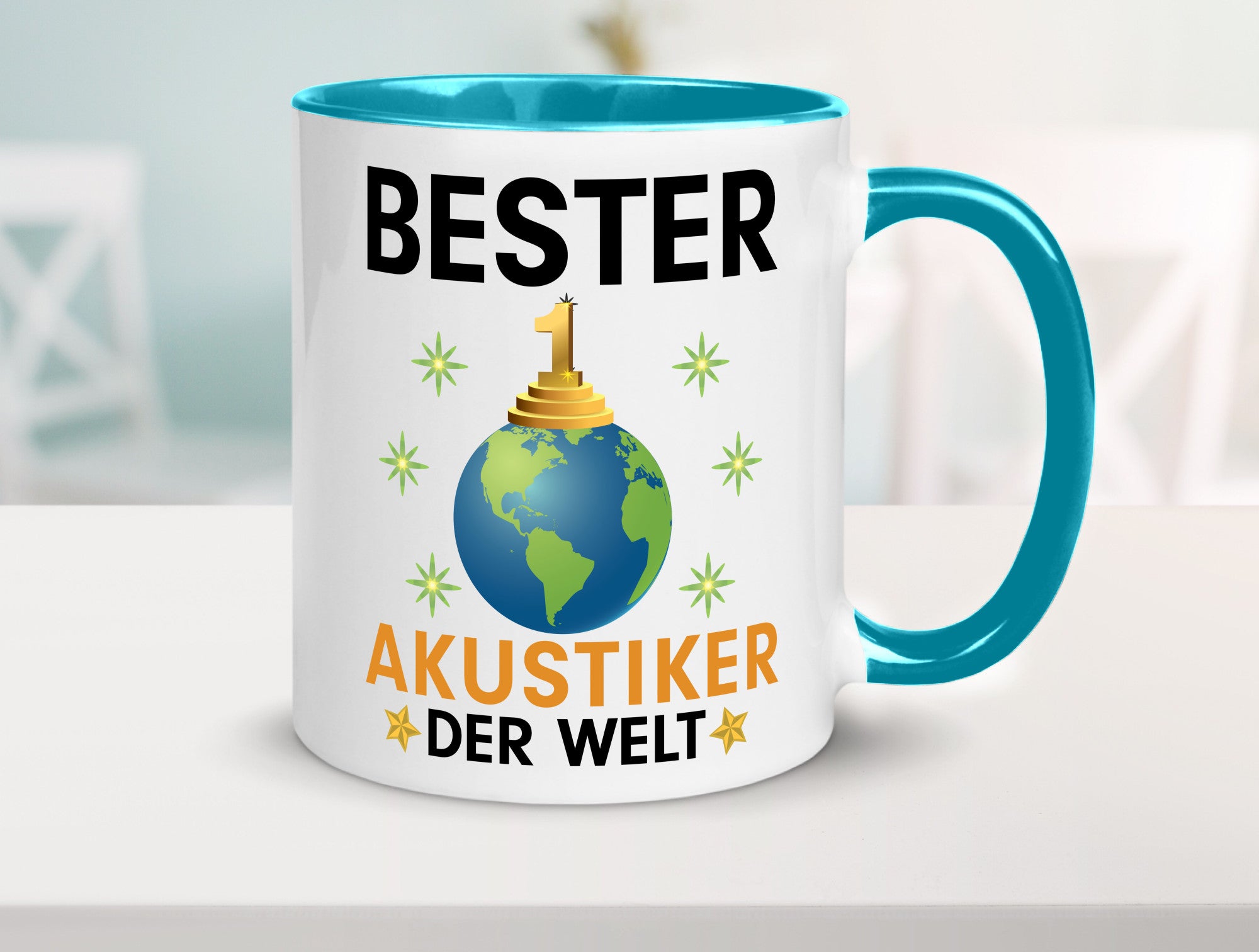 Welt Bester Akustiker | Akustik Hörgeräteakustik Geschenkidee Humor Tasse