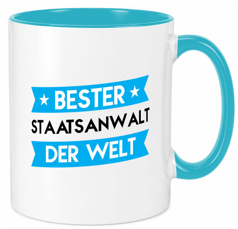 Bester Staatsanwalt | Anwalt Jurist lustig Humor Geschenkidee Geschenk Tasse