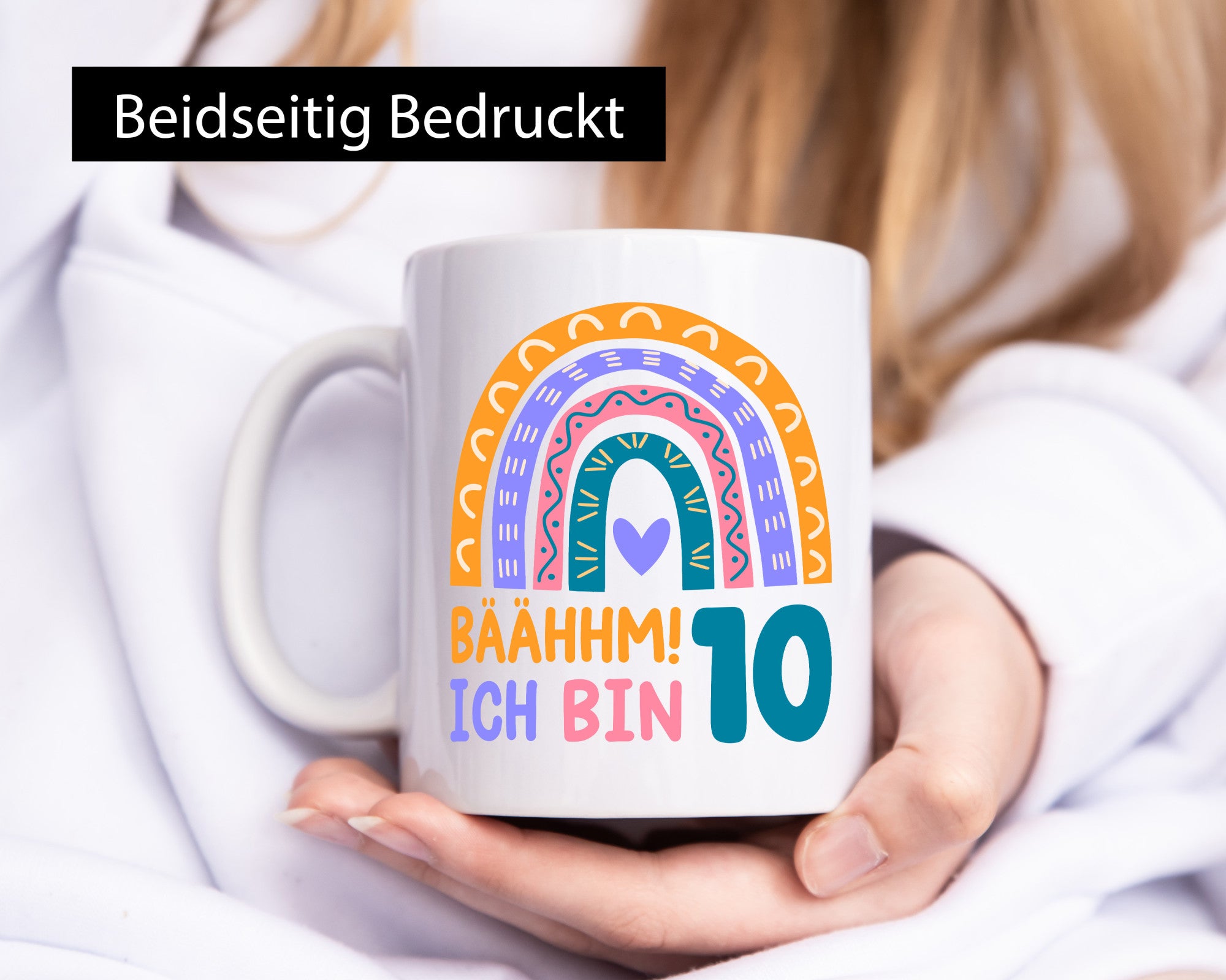 10. Geburtstag | 10 Jahre Regenbogen Bääm Mädchen Geschenk Geschenkidee