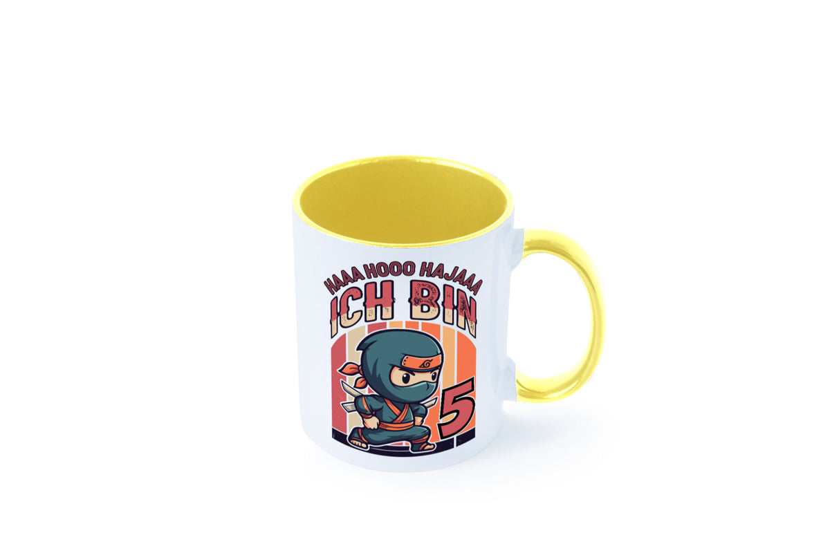 5. Geburtstag | Ninja Junge 5 Jahre Humor Geschenkidee Tasse