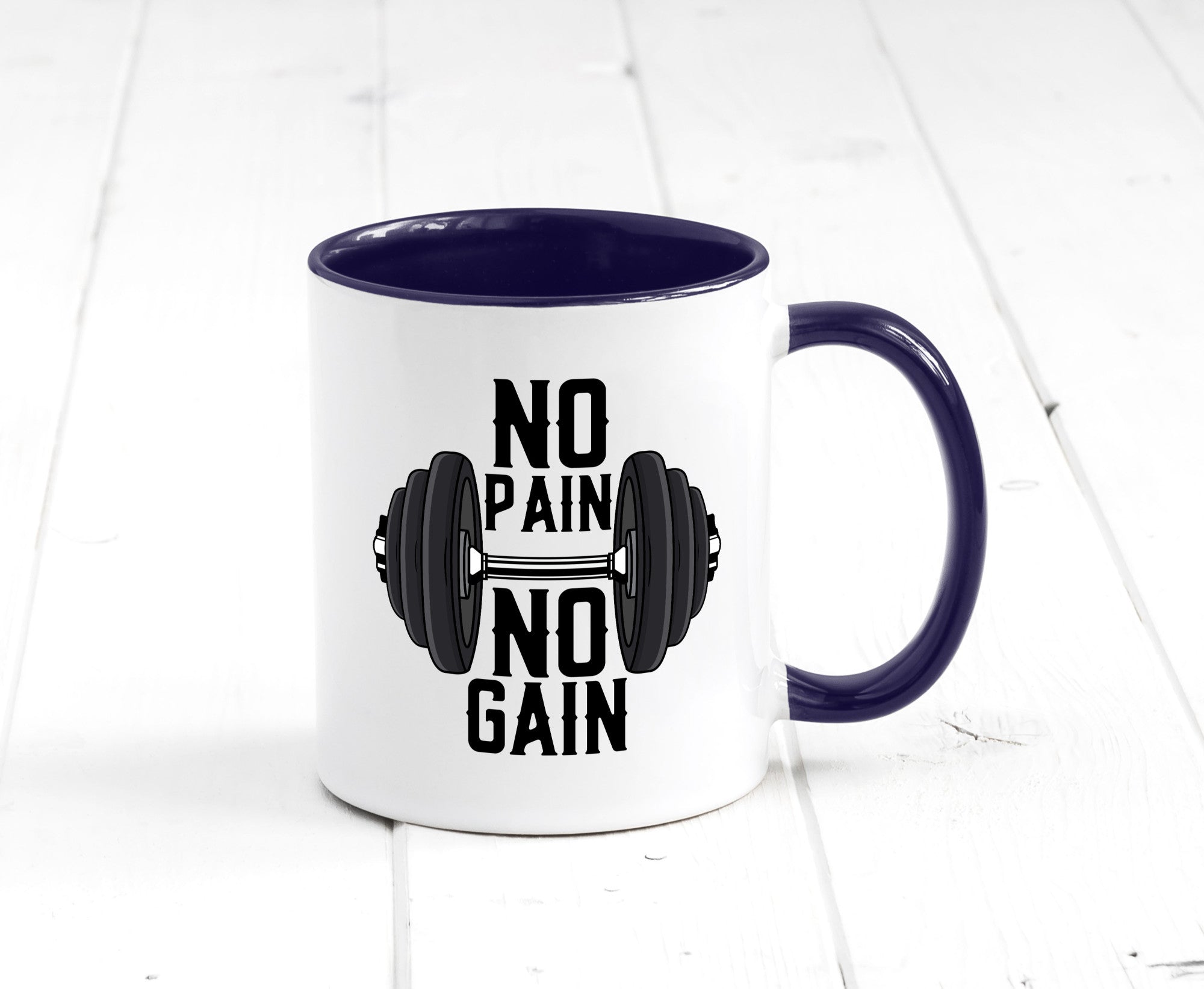No Pain Gain | Training Motivation Fitness Pumpen lustig Humor Geschenkidee