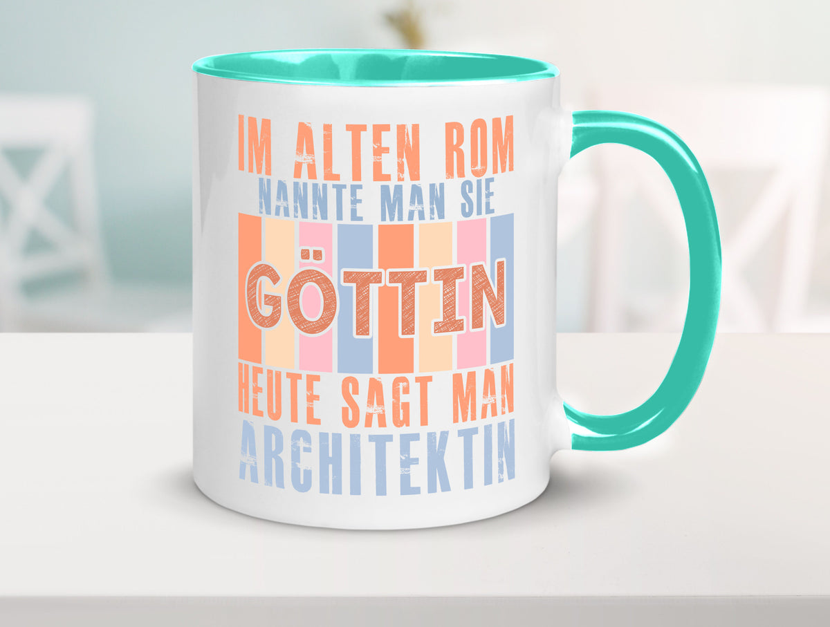 Heute sagt man: Architektin | Architektur Büro lustiger Spruch Geschenk Arbeit Tasse