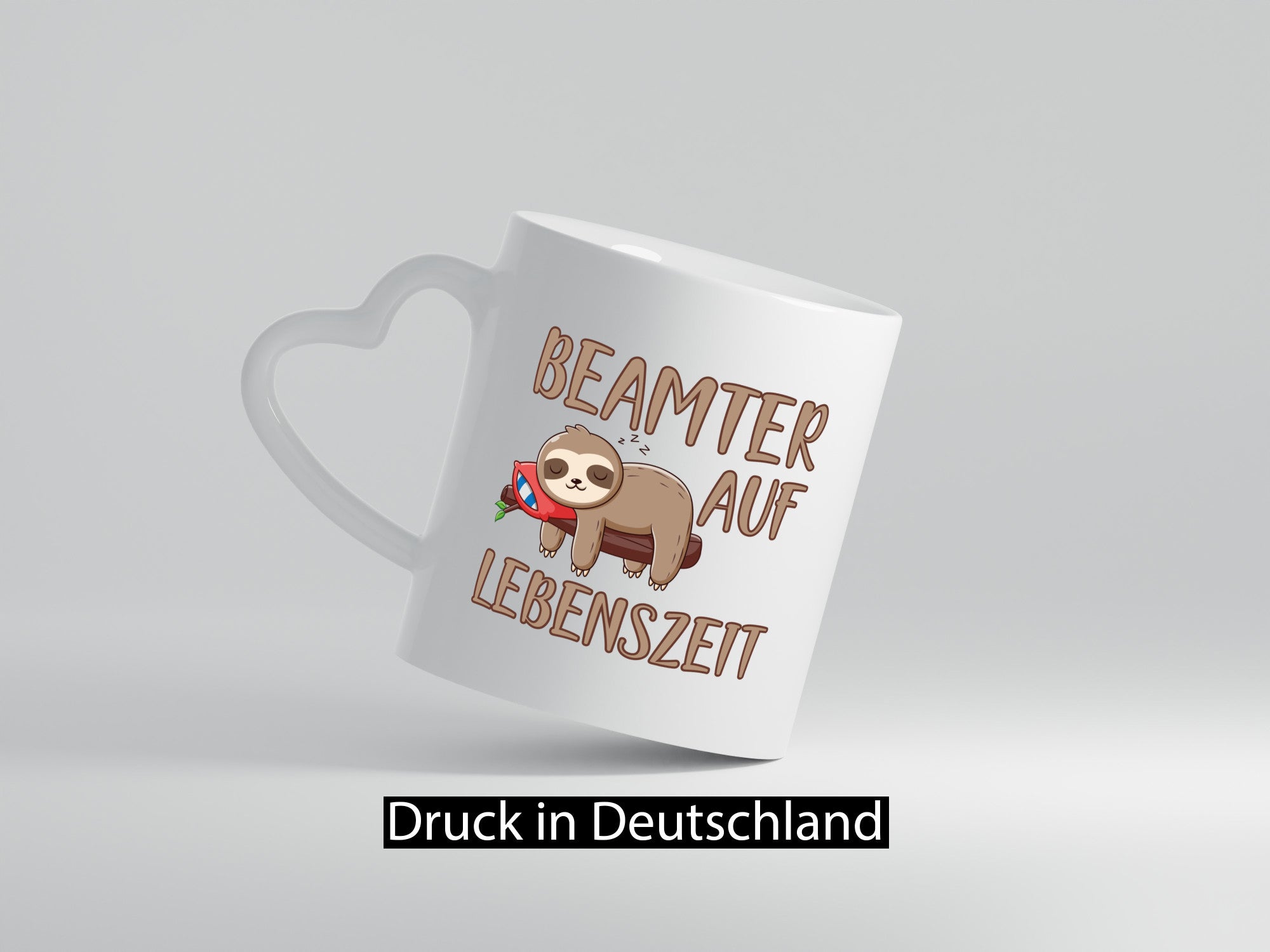 Beamter auf Lebenszeit | lustige Büro Tasse Faultier Geschenk Arbeit Kollegen