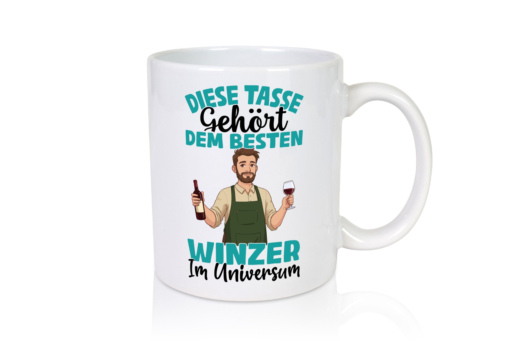 Im Universum: Winzer | Weinbauer Wein Geschenkidee Humor Tasse