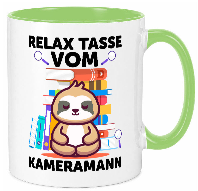 Relax Tasse: Kameramann | Kamera Humor Geschenkidee Tasse