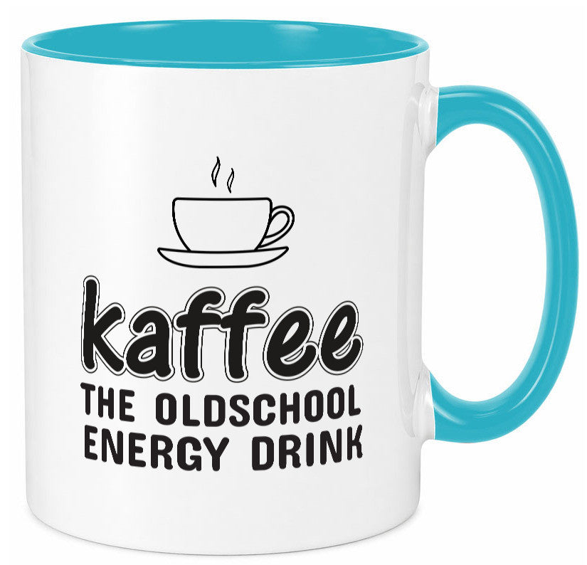 Oldschool Kaffee | Kaffeetrinker Tasse Statement lustiger Spruch Geschenk Humor