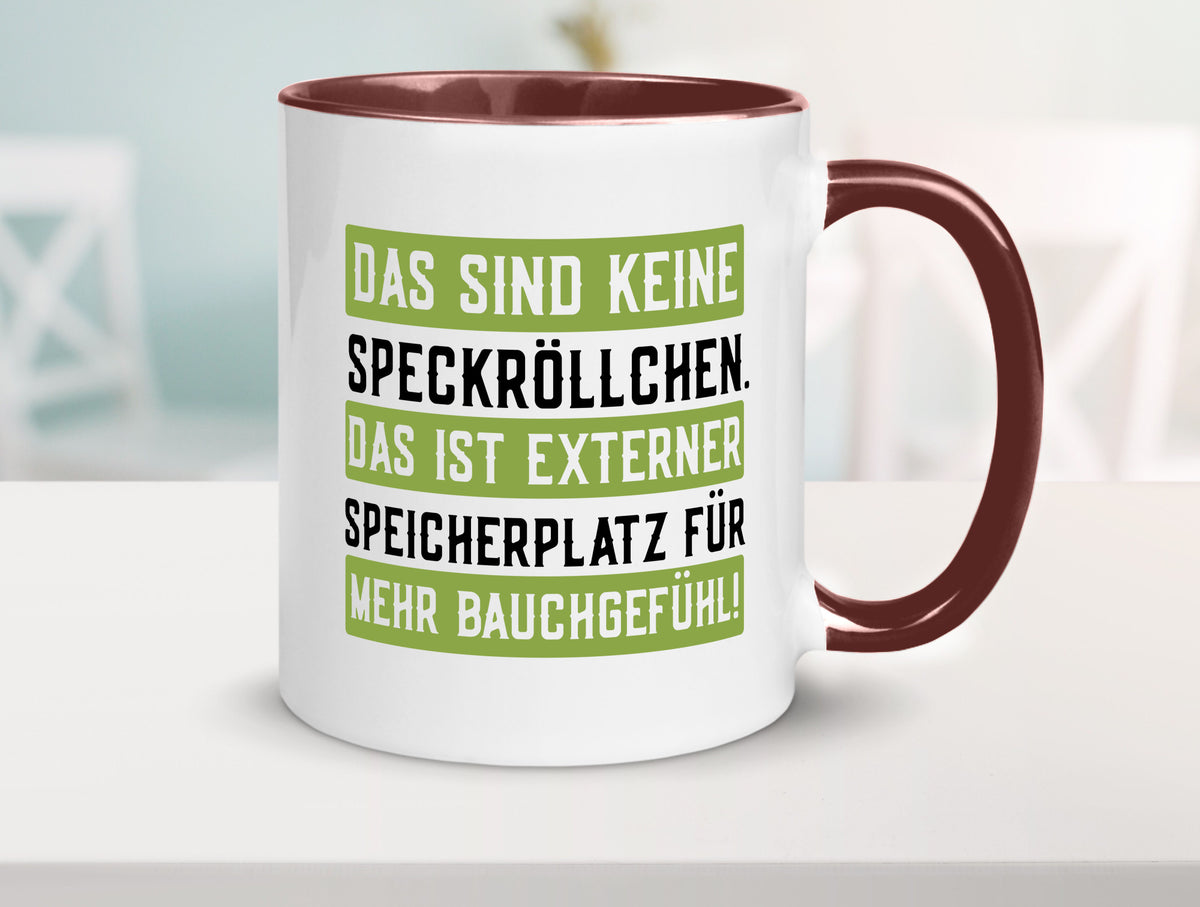 Keine Speckröllchen | Softwareentwickler PC Körperfülle Geschenkidee Humor Tasse