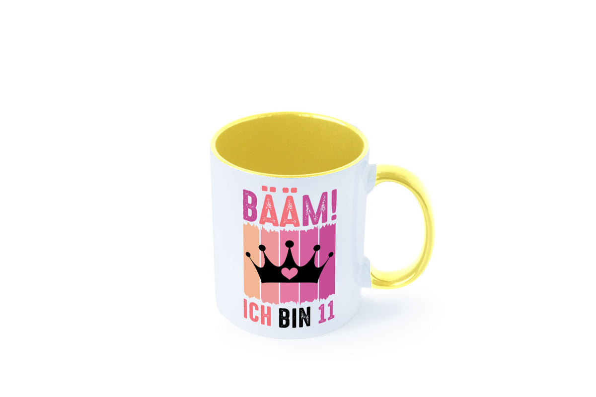 11. Geburtstag | 11 Jahre Bääm ich bin Krone Humor Geschenkidee Tasse