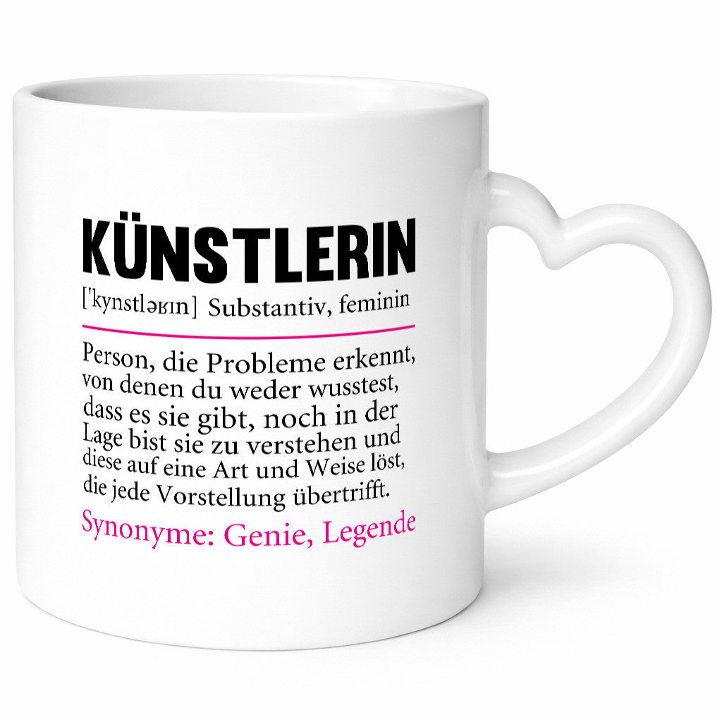 Künstlerin | Beruf lustig Kunst Humor Arbeit Kollegen Büro Geschenkidee Tasse