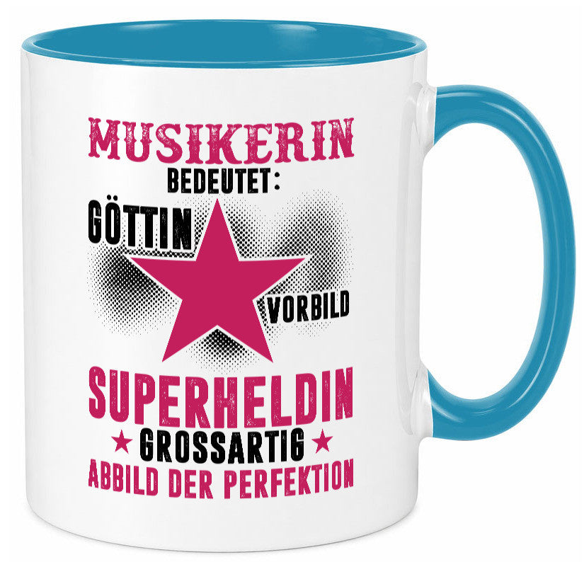 Bedeutung von Musikerin | Musik Musikantin Geschenk Humor Geschenkidee lustiger Tasse