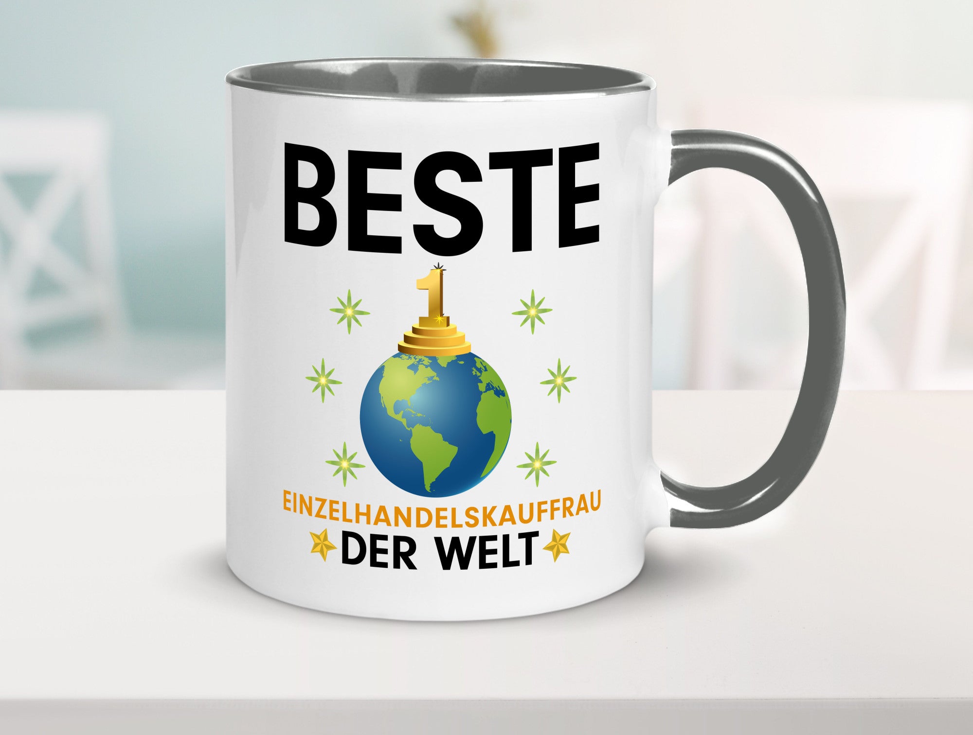 Welt Beste Einzelhandelskauffrau | Einzelhandel Geschenkidee Humor Tasse